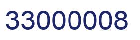 Number 33000008 blue image