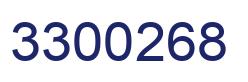 Número 3300268 imagen azul