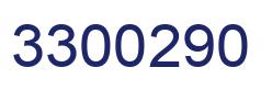Number 3300290 blue image