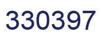 Number 330397 blue image