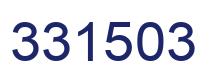 Número 331503 imagen azul