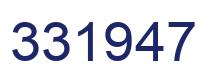Número 331947 imagen azul