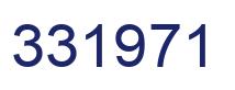 Number 331971 blue image