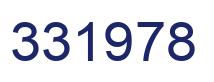 Number 331978 blue image