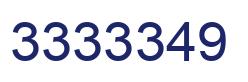 Número 3333349 imagen azul