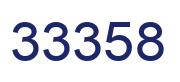 Number 33358 blue image