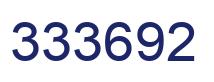 Number 333692 blue image