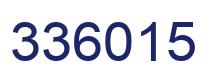 Número 336015 imagen azul