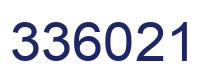 Number 336021 blue image