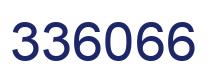 Number 336066 blue image