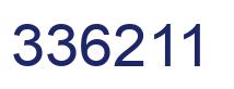 Number 336211 blue image