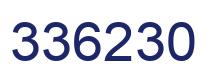 Number 336230 blue image