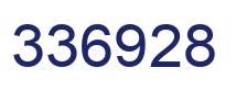 Number 336928 blue image
