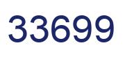 Number 33699 blue image