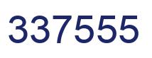 Número 337555 imagen azul