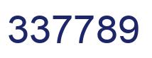 Número 337789 imagen azul