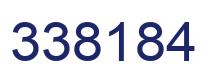 Número 338184 imagen azul