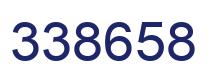 Number 338658 blue image