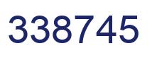 Número 338745 imagen azul