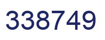 Número 338749 imagen azul