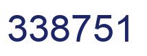 Número 338751 imagen azul