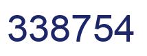 Número 338754 imagen azul