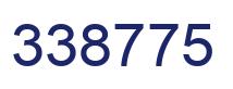 Number 338775 blue image