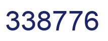 Number 338776 blue image