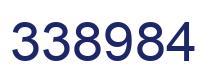 Número 338984 imagen azul