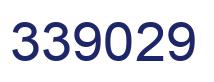 Number 339029 blue image