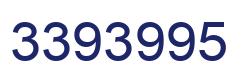 Number 3393995 blue image