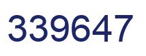 Número 339647 imagen azul