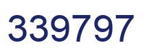 Number 339797 blue image