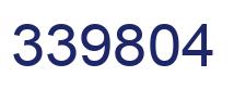 Number 339804 blue image