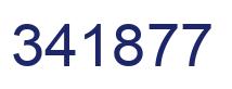 Number 341877 blue image