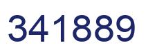 Number 341889 blue image