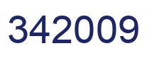 Número 342009 imagen azul