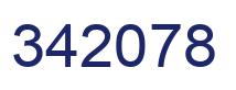 Number 342078 blue image