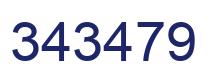 Número 343479 imagen azul