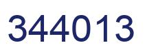 Número 344013 imagen azul