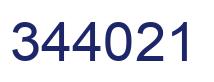 Número 344021 imagen azul