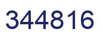Número 344816 imagen azul