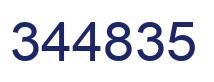 Número 344835 imagen azul
