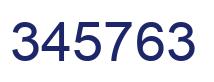 Número 345763 imagen azul