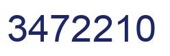 Número 3472210 imagen azul