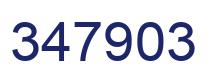 Número 347903 imagen azul