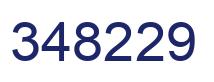 Número 348229 imagen azul
