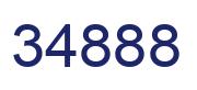 Número 34888 imagen azul