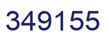 Number 349155 blue image