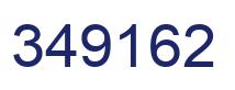 Number 349162 blue image